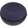 Colcolo Sgabello Gonfiabile Ottomano per Bambini O Adulti in Campeggio per Il Pouf Portatile, Blu Scuro, 62x32cm