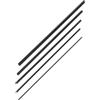 YARNOW Kit Riparazione Canna da Pesca Portatile in Fibra di Carbonio 5 Pezzi, Compatibile Canne Baitcasting e Carp per Uso in Acqua Dolci e Salate