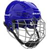 Bauer Re-Akt 55 - Casco combinato per hockey su ghiaccio, con griglia, taglia M, colore: Blu