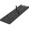 GORILLA SPORTS® Tavola da Arrampicata - Legno, Max. 500 kg, Incl. Spilli 16,5 x 3 cm, 24 Fori, Fissaggio a Parete - Pegboard, Allenamento, Sollevamenti Brett, Trainingsboard, Trazioni Tronco