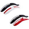 roto srl Set di parafanghi per bicicletta da 12 e 16, protezione antipioggia Mudguard, colore: rosso/nero, numero produttore: BLOC81599731BD, dimensioni: 16 pollici