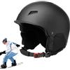 Generic Cappello di sicurezza per sci, snowboard, protezione dagli urti, cappello di sicurezza regolabile, multiuso, cappello di sicurezza portatile con clip per occhiali per uomini e donne