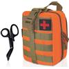 TUNJILOOL Primo Soccorso Tattico Marsupi,Krisvie 1000D Nylo Molto Resistente con le Forbice Tattica Militare Borsello per Trekking Stoccaggio per Le attività all' Aria Aperta Come Auto Casa Barca Moto