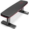 Marcy Deluxe sb-10510 Flat Weight Bench capacità 270 kg, Nero, Taglia Unica