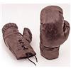 British Sports Museum Rf Nuova Annata Simil-Pelle PU Guanti Boxe retrò Anni '30 Stile Cucita a Mano 10oz