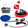 TUDIVING-Aggiornato Ventilatore subacqueo,Impermeabile Sistema di Immersione Ricaricabile Portatile di narghiello,Dispositivo di respirazione Subacquea fornisce