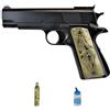 Ecommur. HFC HG 123B | Pistola a gas Airsoft 6 mm + bottiglia di Green Gas + bottiglia 1000 0,20. (Potenza: 0,5 joule)