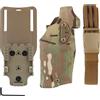 ACEXIER Fondina Tattica per G1ock 17/19 con Torcia X300/X300U Accessori per Fondina Airsoft da Caccia (CP)