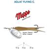Mepps Aglia Flying C 10 g 15 g 25 g, 5 colori, Trota Salmone Luccio Bar (naturel-argent, 25 g)