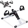 KOMFOTTEU Pedaliera Pieghevole con Display Digitale, Cyclette per Gambe e Braccia in Ferro, Macchina per Esercizi a Pedale, Cyclette Mini Bike Fitness con Resistenza Regolabile per Riabilitazione
