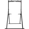Desnysmf Barra triangolare Pull Up Bar 1,75 - 2,3 m, altezza regolabile, asta orizzontale con nodi antiscivolo, aste parallele, altezza regolabile, 49 - 98 cm, colore nero