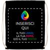 Teetaly - Sacca Zaino In Cotone Personalizzata Con Logo, Nome, Foto, Testo. Borsa A Sacchetto Con Cordoncino In Cotone Naturale (1, Blu)