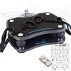 Skandika pedana vibrante 500 3D Vibration | ampia superficie antiscivolo | 4 programmi + 20 livelli | fitness a casa | incl. bande per esercizi, telecomando + poster | fitness a casa