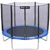 Yelloo Sport TRAMPOLINO ELASTICO Diametro 185 cm BLU Da Giardino Tappeto Salta Salta Per Bambini Gioco Giardino Saltarello