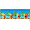 Ladeheid Paravento da Spiaggia, Protezione dal Vento, Protezione Privacy, Spiaggia, Giardino, paravento LAEX001 (Tavole da Surf, 8 m)