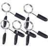 GANAZONO Molle a Molla per Bilanciere 5 Pezzi 24mm in Plastica Robusta Clip Antiscivolo per Palestra e Cross Fit per Fissaggio Pesi Sicuro
