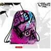 Tinta Unita Sacca Sportiva Fantasy Girl, Poliestere 600D, Rosa, 40 x 32 cm