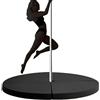 HTRY Tappetino Per Pole Dance, Tappetino Protettivo Rotondo Per Pole Dance, Tappetino Fitness Antiscivolo, Spessore 3 Cm/5 Cm/10 Cm Per Studio Di Danza, Allenamento A Casa, Pole Dan(Size:120×10cm（47×4in）)