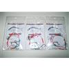 Piranha Fishing Line BOLENTINO Set 3 TERMINALI MADAI in FLUOROCARBON Rosa per PAGELLO E PARAGO