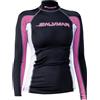 Salvimar Oasi Rash Guard Long SL Woman, Maglia Elastica Protettiva Donna Manica Lunga, in tessuto, con protezione UV (UPF) +50, tg. M