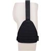 AQzxdc Pannello tattico MOLLE for piattaforma cosciale a goccia, adattatore fondina regolabile, piattaforma cosciale a goccia for caccia, combattimento e tiro.(Black)