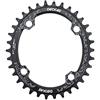 TANGSIYANG Monocorona MTB Corona Bici Ovale 104BCD 32T 34T 36T 38T 40 42 44 46 48 50 52 T Dente MTB Bici da Strada Mountain Ruota di Catena 104 Bcd(46T)