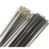 AIXILAN Raggi universali for Bicicletta, 10 Pezzi, Raggi Piatti a Testa Dritta for Bicicletta, 230/242/250/258/263/270/275/278/280/282/285/287/292/298 mm(285 Mm)