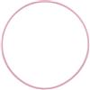 HOOPOMANIA Hula Hoop grezzo 16mm [100cm - bianco] - Hula Hoop monocolore in HDPE