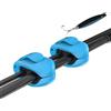 Generisch Supporto per canna da - ganasce antiscivolo - 2 pezzi supporto clip per canne da - per pescatori sulla riva sul pavimento con kayak in mare nel fiume durante il troll sulla barca e sulla
