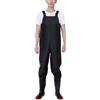 ENEN Trampolieri da Pesca per Uomo e Donna, Waders Pesca a Mosca Traspirante PVC con Tracolla Regolabile Impermeabili Scafandro in Neoprene con Stivali 36-47 (7522-Nero,44)