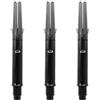 Dart Brokers L-Style Nero Dritto Silenzioso 260 Spinning L-Shaft In-Between lunghezza alberi punta morbida freccette