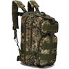 Earnmore Zaino tattico militare da 20-35L, per attività all'aperto, escursionismo, campeggio, arrampicata (43,2 x 24,1 x 21,6 cm)