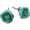 Handmade Generico Orecchini Bottoncino Rose in Argilla Polimerica Fatti a Mano 1 cm Nickel Free
