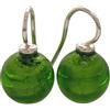 orecchini verde erba in vetro di Murano
