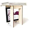 Generico Portariviste da terra con stand ipad e ebook reader in legno tagliato a laser Portagiornali moderni con molti colori disponibili come pioppo Design moderno accessori casa Arredamento economico mobili
