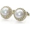 ANEMONE JEWELRY Anemone Gioielli Perla Orecchini Impostati di Argento Sterling 925 - Deliziosi Orecchini di Giugno, Orecchini da Sposa, Orecchini per Mamma - Regali e Moda - con Kit Regalo Fantasioso