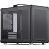 Jonsbo C6 MAX Case PC Nero - Case mATX compatto con maniglia, mesh per il flusso d'aria, spazio per GPU fino a 335 mm, dissipatore CPU fino a 170 mm, 5 slot per ventole