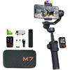 Hohem iSteady M7 AI Tracking Stabilizzatore Smartphone Gimbal Del 3-Assi, Tracciamento AI Magnetico e Luce CCT/RGB, Schermo Touch 1.4 e Asta Détachable, Charge utile 500g pour iPhone & Android