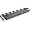 Acer Dock USB Type-C (USB Type-C a 3 x USB 3.0, 2 x HDMI, USB Type-C PD, VGA, RJ45, SD e micro SD), grigio