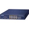 Planet GSD-1008HP switch di rete No gestito Gigabit Ethernet (10/100/1000) Nero 1U Supporto Power over Ethernet (PoE)