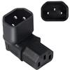 Prometeo Electronics Adattatore di alimentazione IEC320 ad angolo retto C13 femmina a C14 maschio 250V 10A compatibile per UPS e PDU (1)
