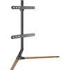 pro.tec Piedistallo TV con Altezza e Angolo di Visione Regolabili Stand TV Girevole per Schermi fino a 65 pollici - Nero/Effetto Legno