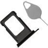 OnlyTech - Cassetto Dual SIM Nero con estrattore di ricambio per iPhone 11 Pro e 11 Pro Max