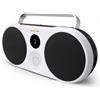 Polaroid P3 Music Player (nero) - Retro-Futuristic Boombox Altoparlante Bluetooth Wireless Ricaricabile con Doppio Accoppiamento Stereo