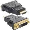Techly 307636 Adattatore HDMI Maschio a DVI Femmina Nero