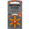 RAYOVAC - 30 batterie extra per apparecchi acustici, tipo 13, PR48, codice colore arancione, 1,45 Volt, 30 pezzi (5 x 6 batterie)
