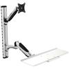 SpeaKa Professional SP-MM-730 1 parte Supporto a muro per monitor 43,2 cm (17) - 81,3 cm (32) Nero / Argento Regolabi