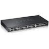 Zyxel Switch gestito di Layer 2, da 44 porte Gigabit Ethernet con 4 porte combo Gigabit + 2 SFP e modalità ibrida su cloud [GS2220-50] e modalità ibrida su cloud [GS2220-50]