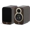 Q Acoustics 3010c - Altoparlante compatto per libreria Claro Noce - Tipo di cassa riflettente a 2 vie, driver bassi da 10,2 cm, tweeter da 2,3 cm - altoparlante stereo/altoparlante passivo per sistema