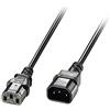 Lindy P1 Cavo di prolunga IEC da 0,5 m Black 1 m